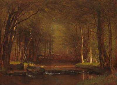 Ruisseau de truites dans les Catskills - Worthington Whittredge