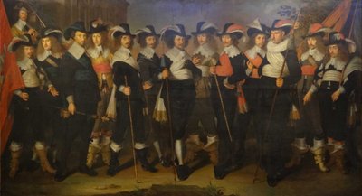 Officiers et gardes de la compagnie du colonel Herman Herbertsz - Wouter Crabeth II