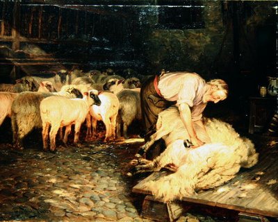 Le tondeur - Wright Barker