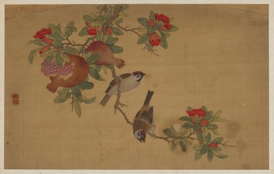 Oiseaux, fruits et fleurs - Wu Zhang