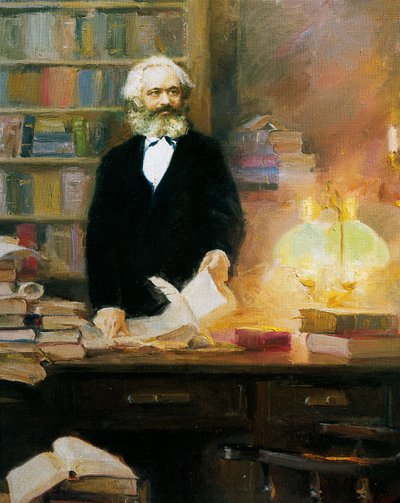 Karl Marx dans son studio - Wun Zhang