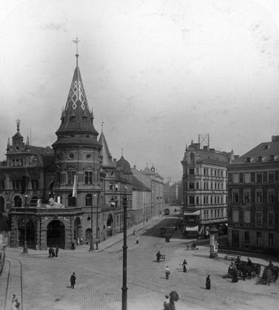 Löwenbräu Keller et Stiglmaierplatz, Munich, Allemagne, vers les années 1900 - Wurthle and Sons