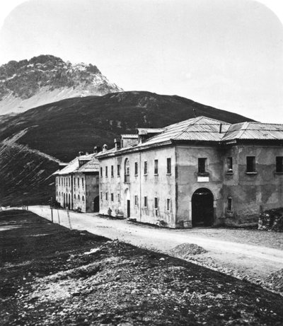 Santa Maria, sur le col de montagne d