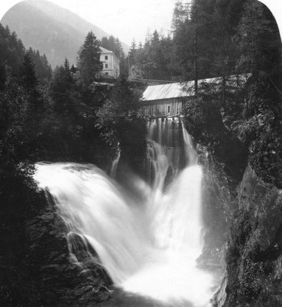 La cascade de Badgastein, Autriche, vers 1900 - Wurthle and Sons