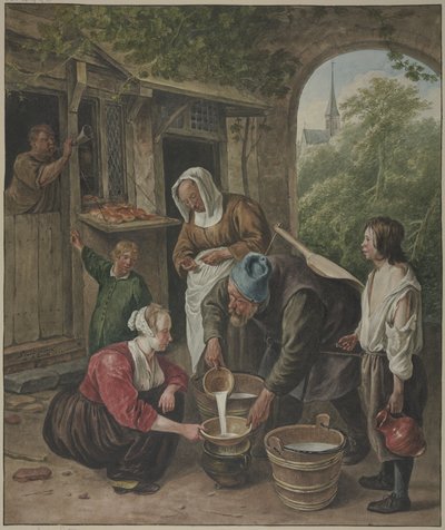 La vendeuse de lait - Wybrand Hendriks
