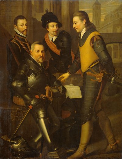Portrait de groupe des quatre frères de Guillaume Ier, prince d