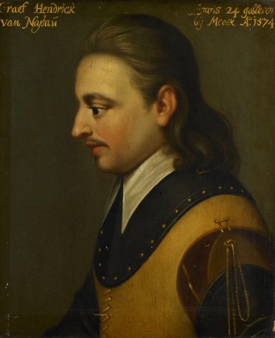 Portrait de Hendrik, comte de Nassau - Wybrand de Geest (I) (workshop of)