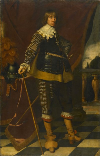 Portrait de Hendrik Casimir Ier de Nassau-Dietz (1612-1640) - Wybrand de Geest