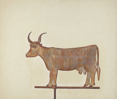 Girouette en forme de vache - Wynna Wright