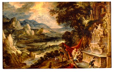 Paysage avec Diane et Actéon - Xavier Mellery