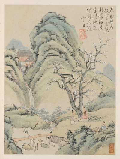 Album de paysages saisonniers, Feuille A - Xiao Yuncong