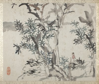 Album de paysages et de calligraphies pour Liu Songfu - Xugu