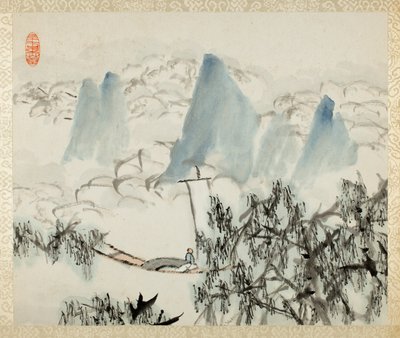 Paysage avec figure, d