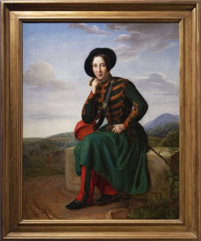Mme Bru, cantinière au 7e Régiment de Hussards - Y. H.