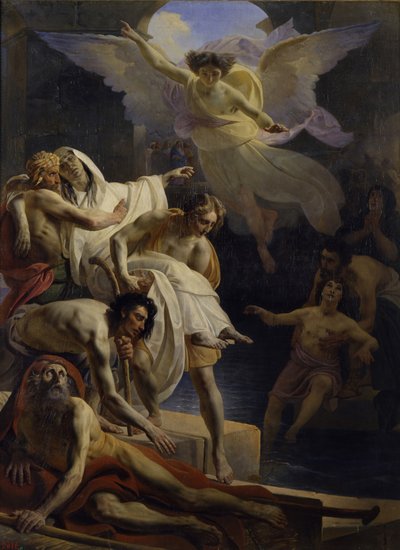 La guérison à la piscine de Siloé, 1845 - Yakov Fyodorovich Kapkov