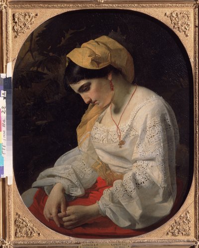 Une jeune mariée - Yakov Fyodorovich Kapkov