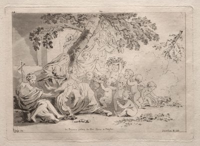 Sainte Famille avec putti - Yamaguchi Sekkei