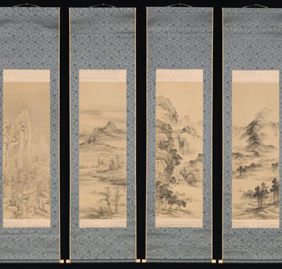 Paysages des quatre saisons - Yamamoto Baiitsu