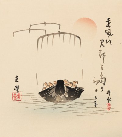 Gravure sur bois - Takarabune - Yamamoto Hosui