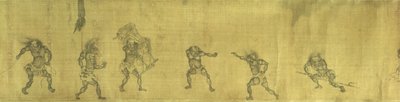 Une excursion nocturne de Zhong Kui ivre et de sa sœur - Yan Geng