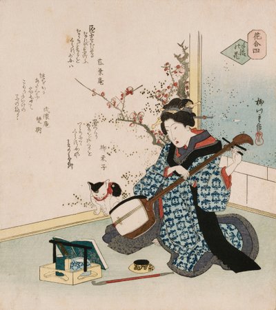 Te-ike no hana "Fleur cueillie à la main", un terme utilisé pour désigner une geisha ou une courtisane devenue l