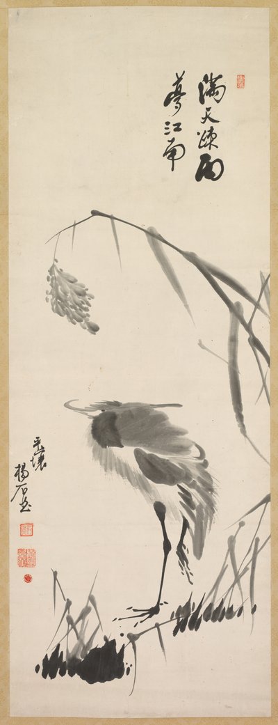Aigrette et roseaux - Yang Ki hun