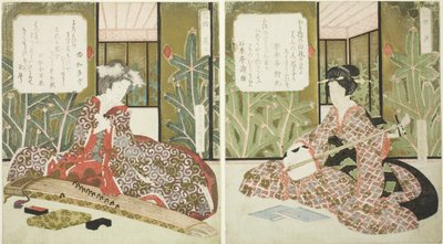 No. 1 (Sono ichi), du triptyque "Trois instruments de musique (Sankyoku)" - Yashima Gakutei