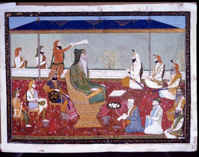 Ranjit Singh sur son trône doré - Yechu Mussavir