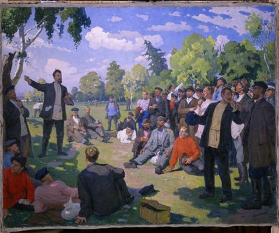 Fête du travail du 1er mai en 1891 - Yefim Mikhailovich Tcheptsov