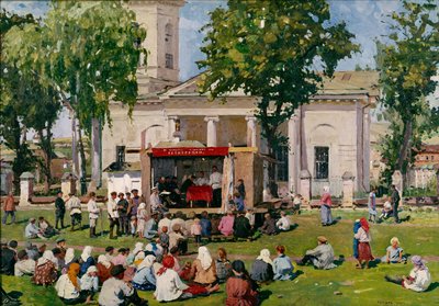 La Journée de la coopération dans un village - Yefim Mikhailovich Tcheptsov