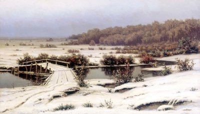 Première neige, 1883 - Yefim Yefimovich Volkov
