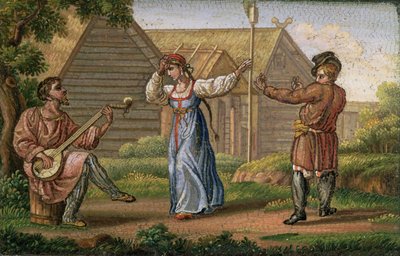 Danse russe, par Yegor Yakovlevich Vekler, vers 1830 - Yegor Yakovlevich Vekler