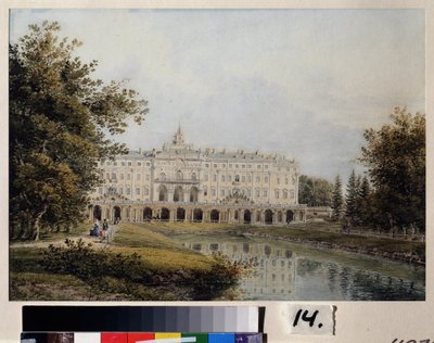 Vue du palais Constantin à Strelna, près de Saint Petersbourg - Yegor Yegorovich Meier
