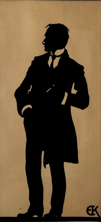 Portrait du Poète Jurgis Baltrusaitis 1873-1944 - Yelisaveta Sergeyevna Kruglikova