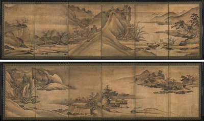 Paysage des quatre saisons - Yi Sumun (Korean, b. c. 1404)