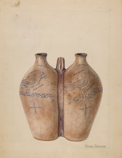 Bouteille Gemel, vers 1936 - Yolande Delasser