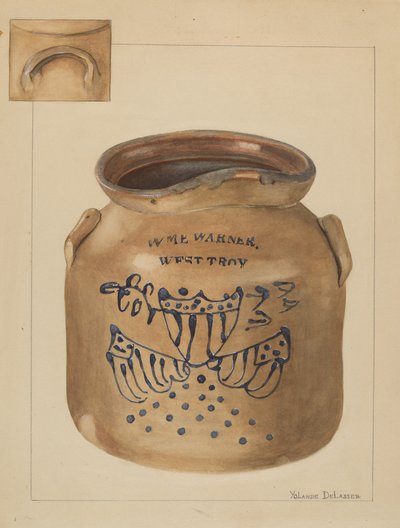 Pot, vers 1936 - Yolande Delasser
