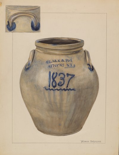 Pot, vers 1936 - Yolande Delasser