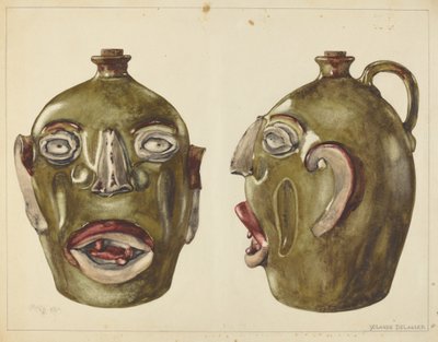 Cruche, vers 1940 - Yolande Delasser