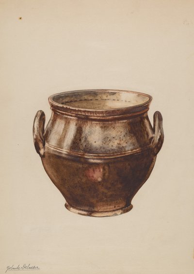 Sucrier, vers 1937 - Yolande Delasser