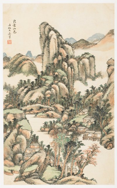 Couleur de montagne sur le mont Liangchang, d