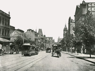 Rue Collins, vue vers l