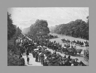 La Promenade et Rotten Row, Hyde Park, c1900 - York and Son