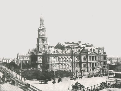 La nouvelle mairie, Sydney, Australie, 1895 - York and Son