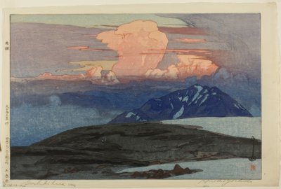 Montagnes Goshiki (Goshikihara), de la série "Douze scènes des Alpes japonaises (Nihon arupusu junidai no uchi)" - Yoshida Hiroshi