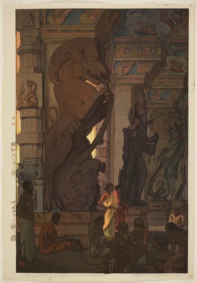 Grand temple à Madura (Madeyura no shinden) - Yoshida Hiroshi