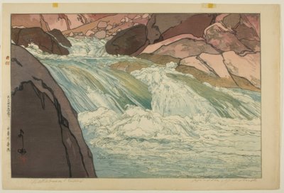 Rapides de la rivière Nakabusa - Yoshida Hiroshi