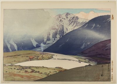 Tateyama Betsuzan, de la série "Douze scènes des Alpes japonaises" - Yoshida Hiroshi