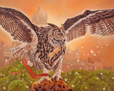 Messager hibou, 2023 - Yue Zeng