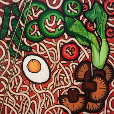 Nouilles ramen aux légumes, 2023 - Yue Zeng